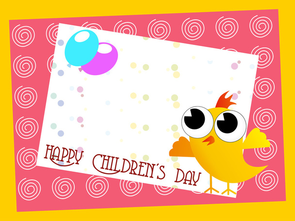 illustration for happy children's day celebration - Вектор, зображення