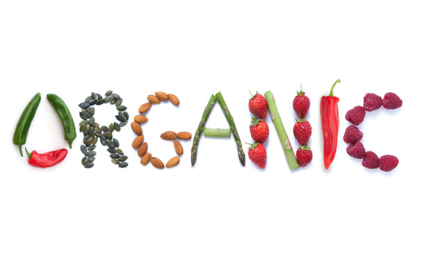 Organic spelt using fruits - Фото, зображення