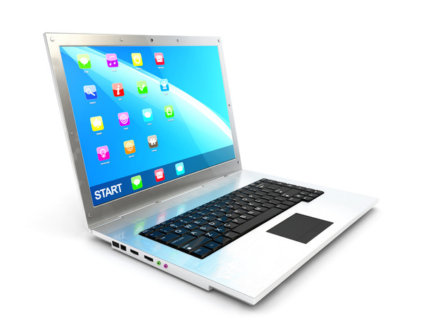 3d laptop - Photo, Image