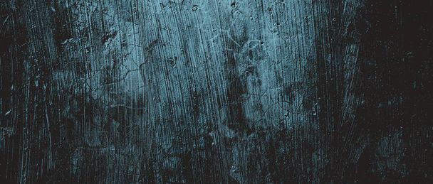Wand voller Kratzer. Grungy Zement Textur für Hintergrund, Scary dunkle Wand.Black Wand - Foto, Bild
