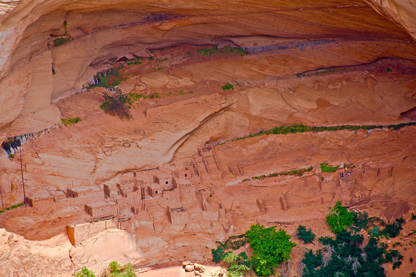 Arizona, anasazi ruïnes, nationaal monument canyon de chelly - Foto, afbeelding