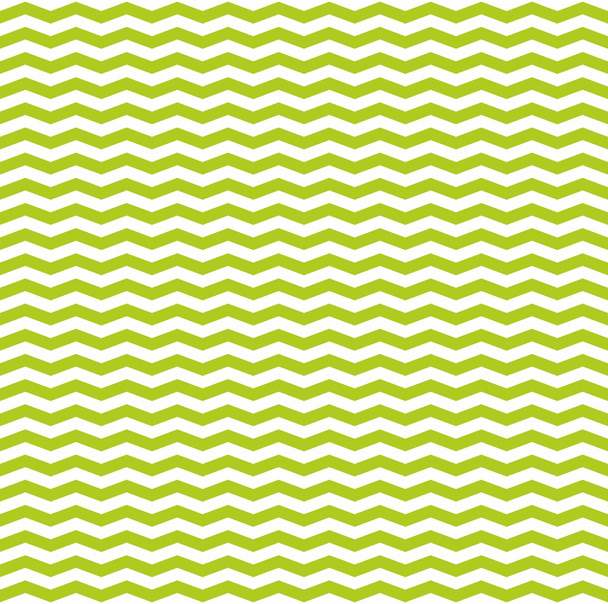 Tile spring vector pattern with white and green zig zag print background - Vector, Image