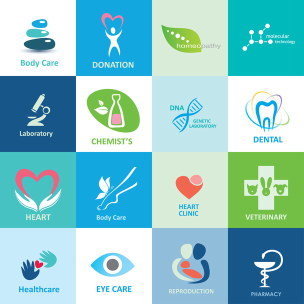 Grande serie di icone mediche
 - Vettoriali, immagini