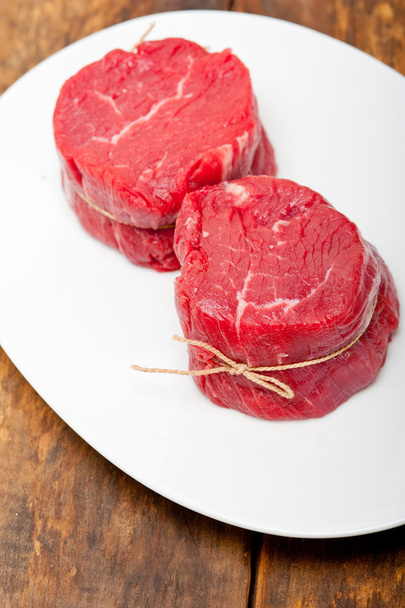 raw beef filet mignon - Foto, Bild
