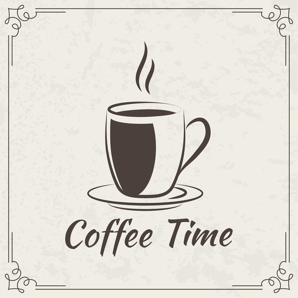 Coffee design  for menu - Vector, imagen