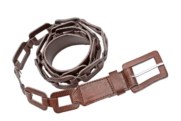 Cinturón de cuero para mujer
 - Foto, Imagen