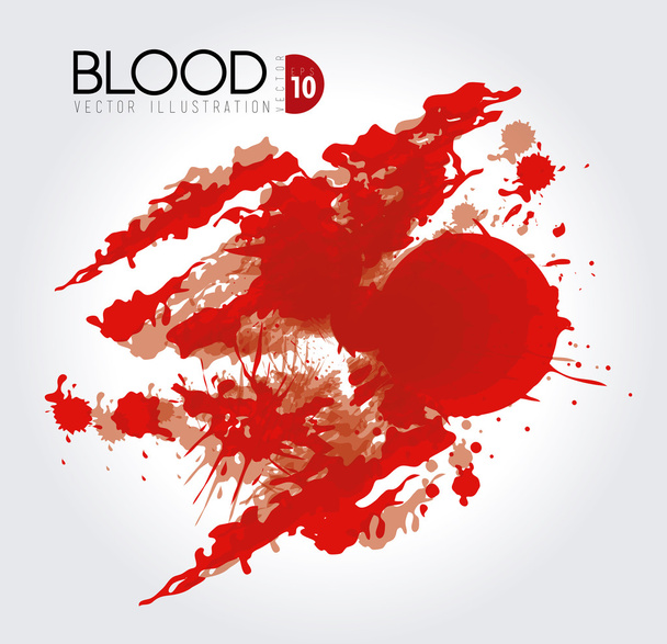 Blood design - Vetor, Imagem
