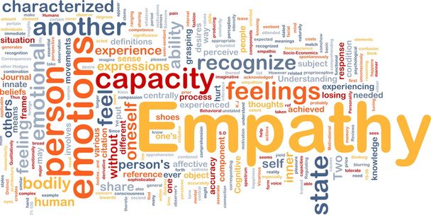Empathie achtergrond concept - Foto, afbeelding