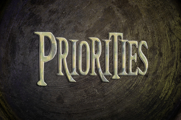 Conceito de prioridades
 - Foto, Imagem