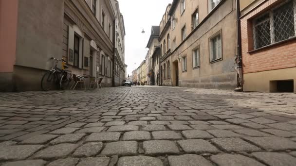 Pflaster in der Altstadt (Bewegungskamera) - Filmmaterial, Video
