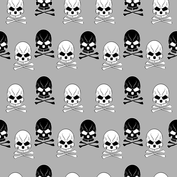 Seamless pattern with skulls - Photo, Image
