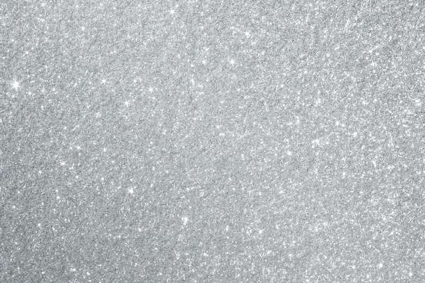 Ezüst csillámpor háttér textúra - Fotó, kép