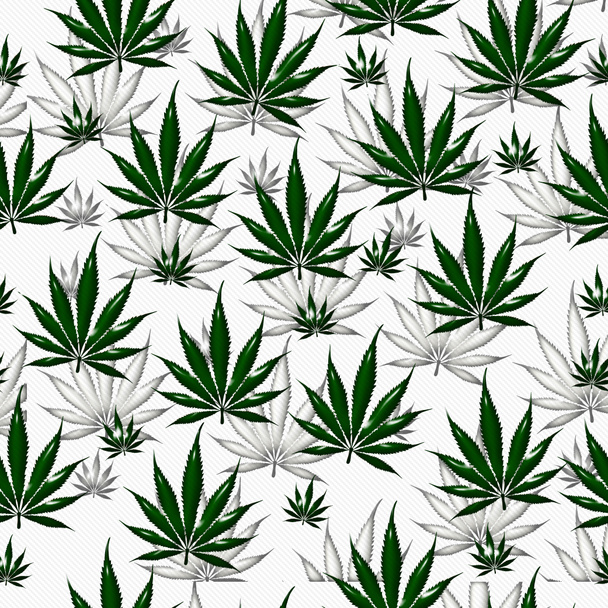 Patrón de hoja de marihuana verde Repetir fondo
 - Foto, Imagen