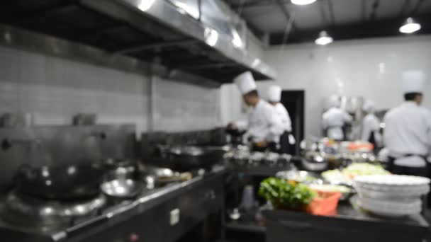 Mozgás szakácsok étterem konyha - Felvétel, videó
