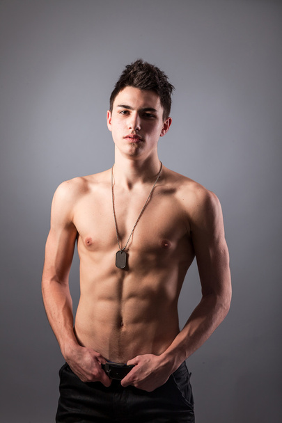 Young bodybuilder man - Foto, Imagen