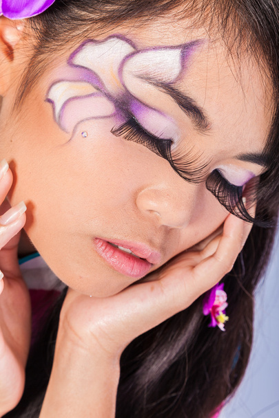 Asian woman with make-up - Valokuva, kuva
