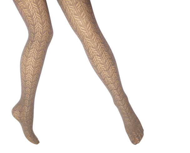 Woman's legs in lace tights - Foto, immagini