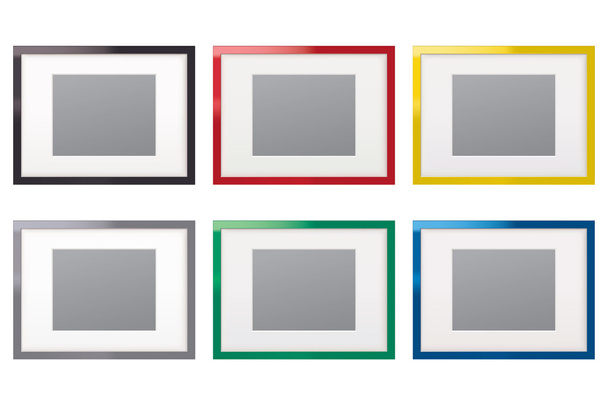 Paper frames. Set. Vector illustration - Vector, Image