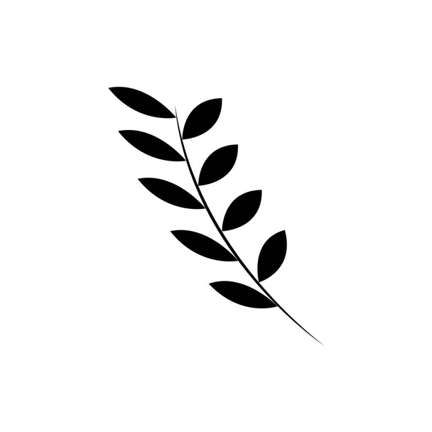 природний значок листя зображення Векторні ілюстрації елемент дизайну
 - Вектор, зображення