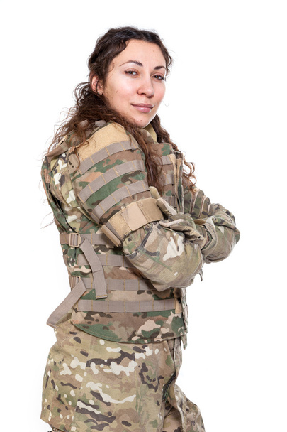 Army girl - Foto, afbeelding