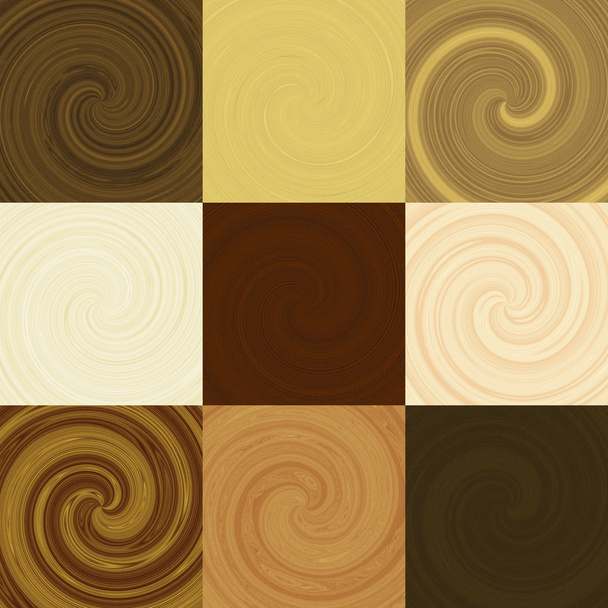 Set of wood swirl generated textures - Fotó, kép