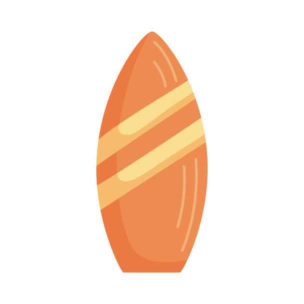 orangefarbenes Surfbrett - Vektor, Bild