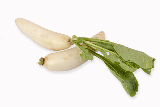 fresh green vegetables isolated on white background - Foto, Bild