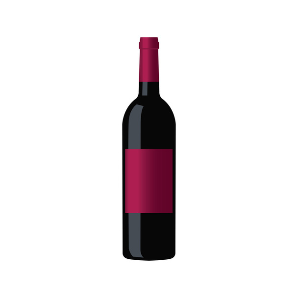 wine bottle - Vektor, Bild
