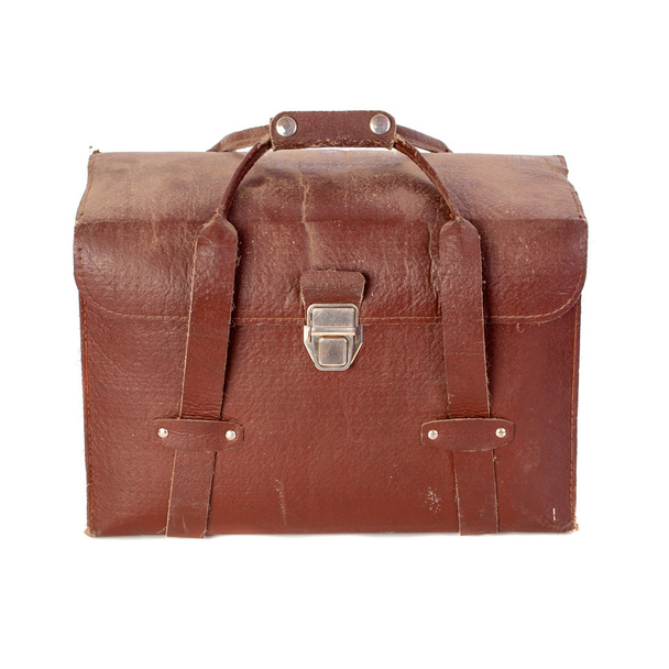 Винтажная кожаная сумка
 - Фото, изображение