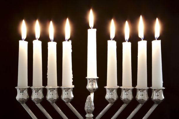 Hanukkah Menorah / Hanukkah Candles - 写真・画像