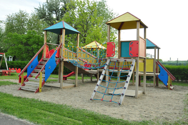 Crianças playground vazio
 - Foto, Imagem