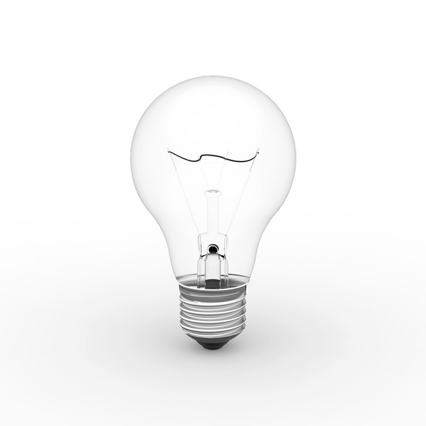 Лампочка, изолированная
 - Фото, изображение