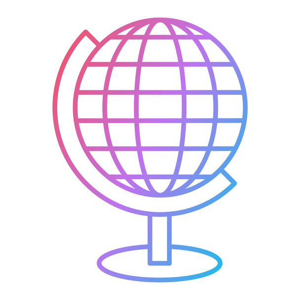 Globe ikon vektor illusztráció - Vektor, kép