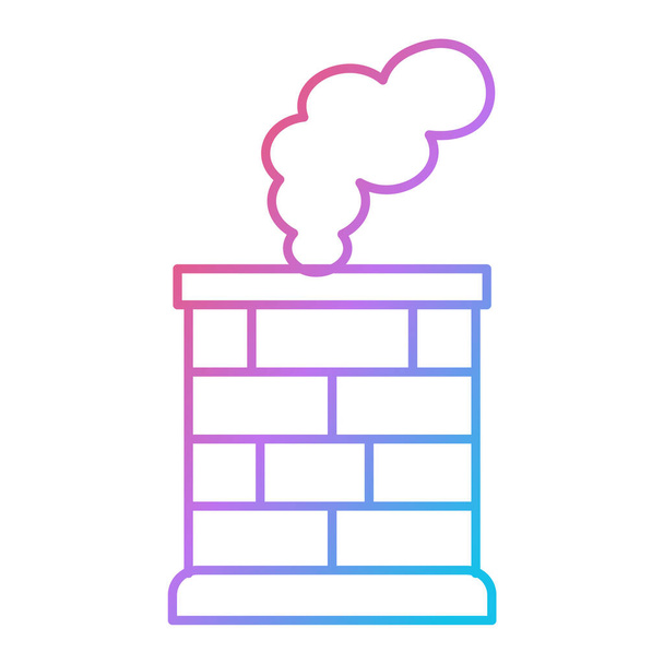 vector illustration of a chimney icon - Vector, Image