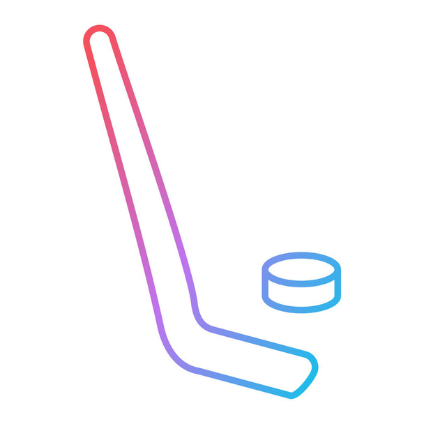 hockey puck icono vector ilustración diseño - Vector, Imagen