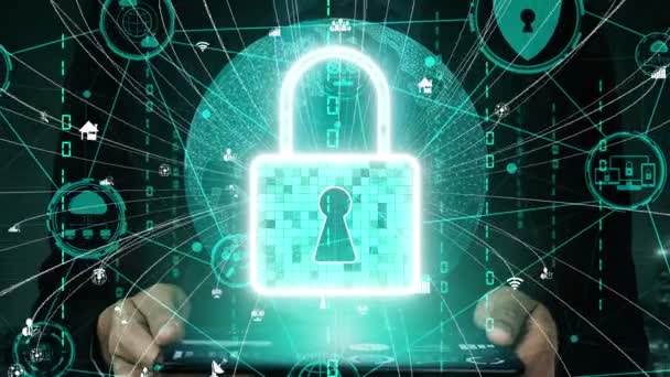 Kiberbiztonsági titkosítási technológia az adatvédelmi koncepció védelme érdekében - Felvétel, videó