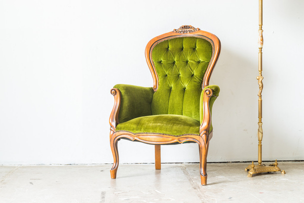 Green Vintage sofa - Photo, Image