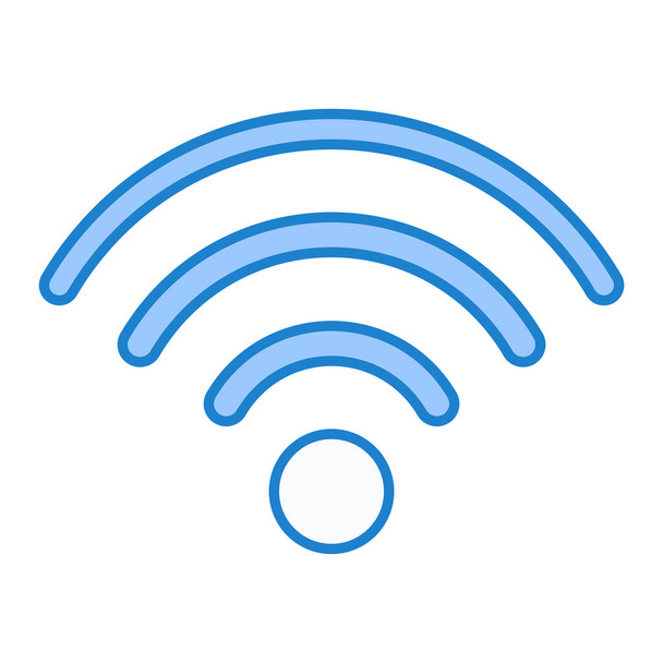 wifi signaal pictogram vector illustratie ontwerp - Vector, afbeelding