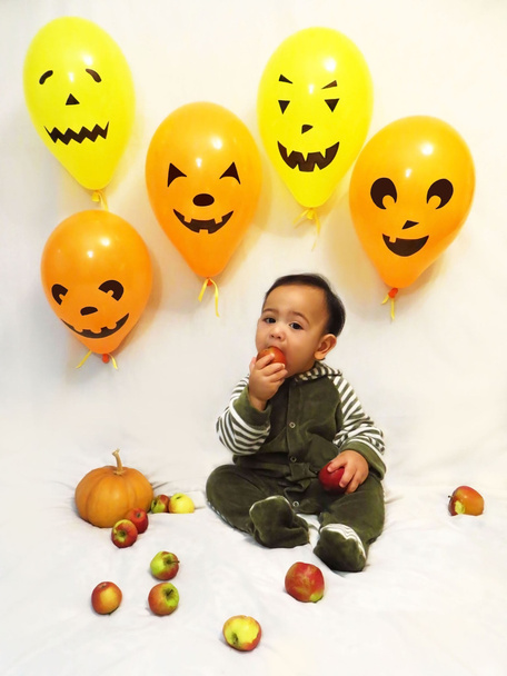 Baby boy and Halloween - Photo, Image