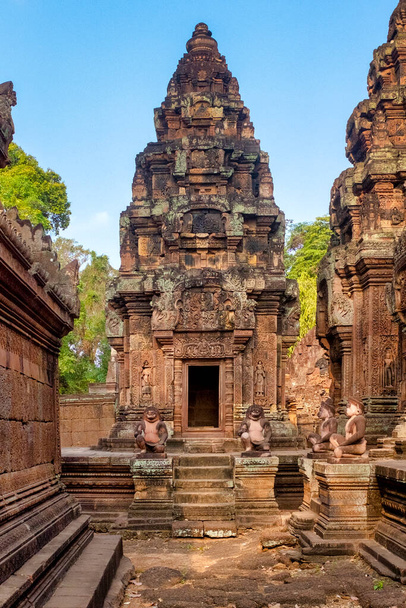 Banteay srei, Angkor, Cambodge
 - Photo, image