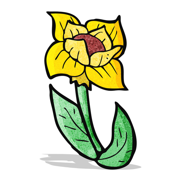 kreskówka kwiat - Wektor, obraz