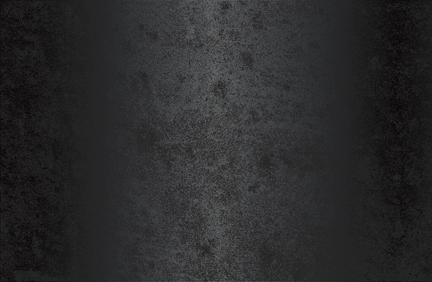 Luxo fundo gradiente de metal preto com textura de concreto rachado angustiado. Ilustração vetorial - Vetor, Imagem