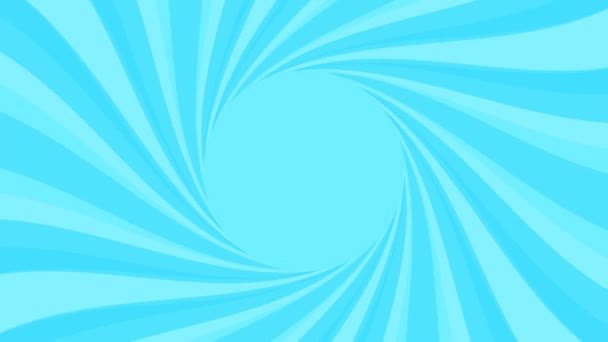 Sininen tiivistetty linjat aaltoileva ja pyörivä, silmukka animaatio vaikutus tausta, kesäkuva - Materiaali, video