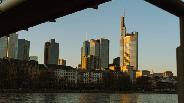 view of the city of frankfurt am main, germany - Photo, Image