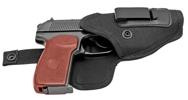 handgun in een holster - Foto, afbeelding