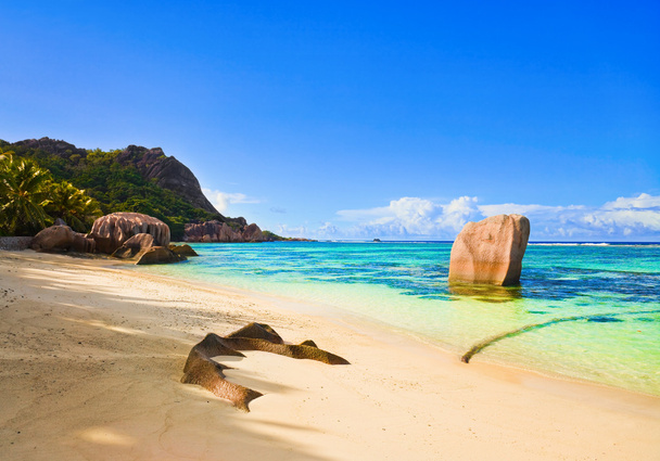 Beach Source d'Argent at Seychelles - Photo, Image
