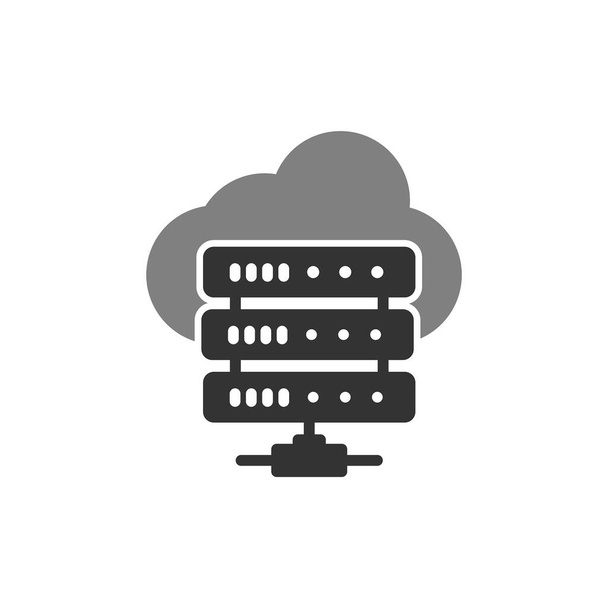 icône du cloud computing, illustration vectorielle - Vecteur, image