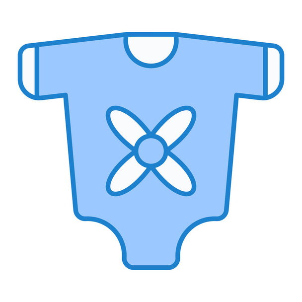 Babybekleidung Symbol Vektor Illustration - Vektor, Bild