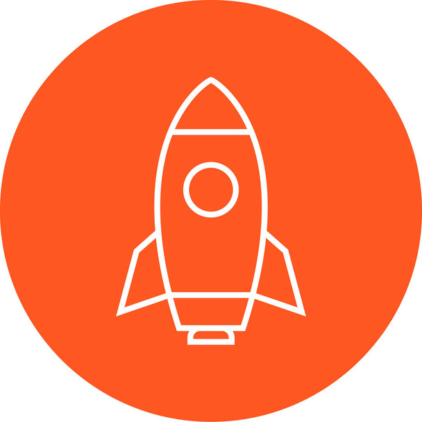 vektorová ilustrace ikony rakety - Vektor, obrázek