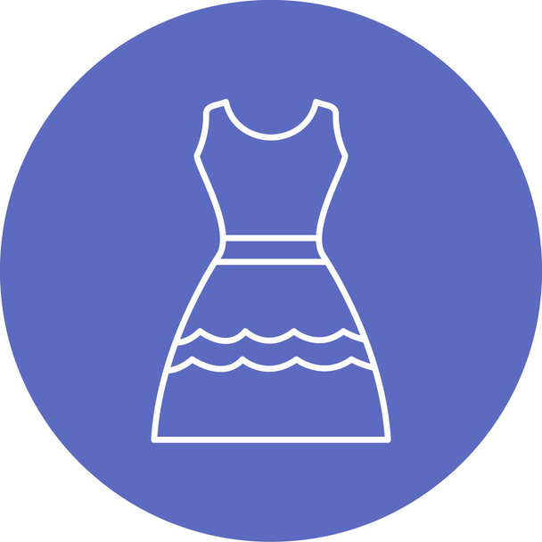Векторна ілюстрація значка сукні
 - Вектор, зображення